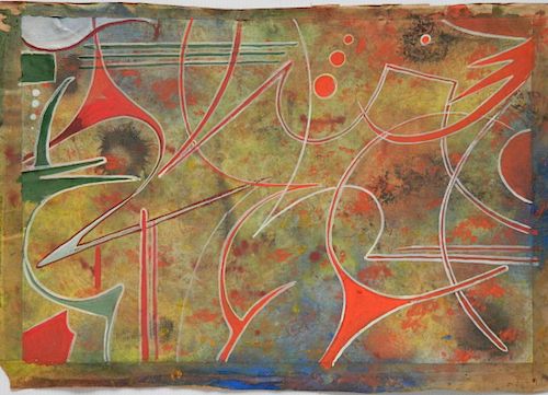 PAUL B. TRAVIS WATERCOLORPaul B.