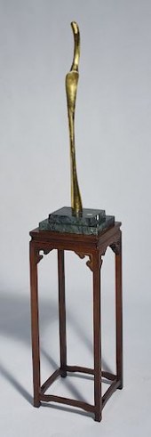 PAUL BRASLOW BRONZE FIGURE ON