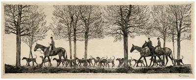 Paul Brown etching (Paul Desmond