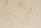 PAUL CADMUS 2 FEMALE FIGURES S