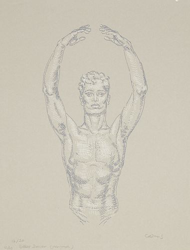 PAUL CADMUS "BALLET DANCER"