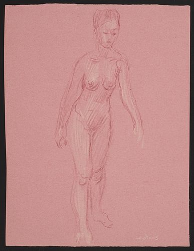 PAUL CADMUS FEMALE NUDE & DAVID &