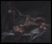 PAUL CADMUS RECLINING MALE NUD