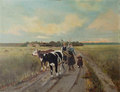 PAUL CARSTENS-- LANDSCAPE WITH