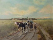 PAUL CARSTENS-- LANDSCAPE WITH