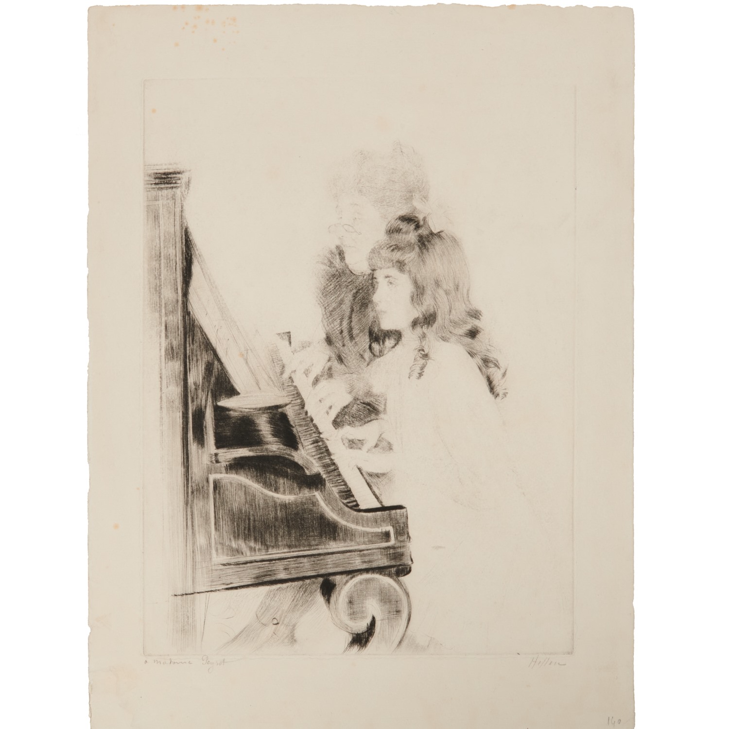 PAUL CESAR HELLEU, DRYPOINT