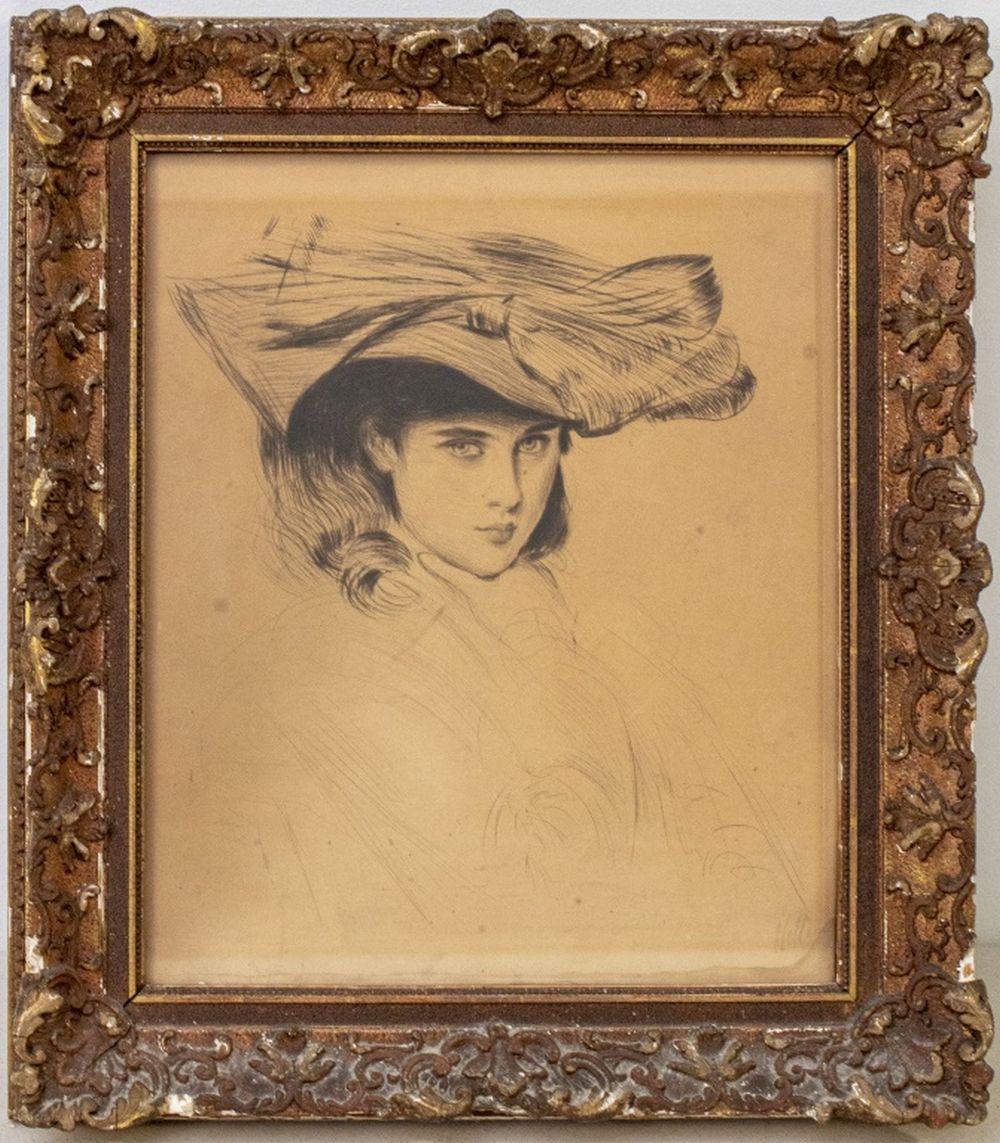 PAUL CESAR HELLEU PORTRAIT OF A