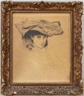 PAUL CESAR HELLEU PORTRAIT OF