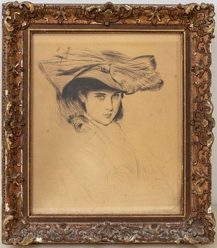 PAUL CESAR HELLEU PORTRAIT OF A