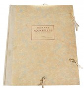 PAUL CEZANNE, AQUARELLES, POCH