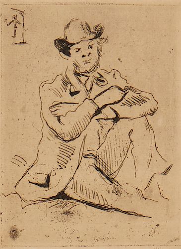 PAUL CEZANNE, ETCHING,