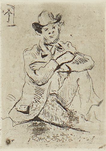 PAUL CEZANNE, ETCHING,