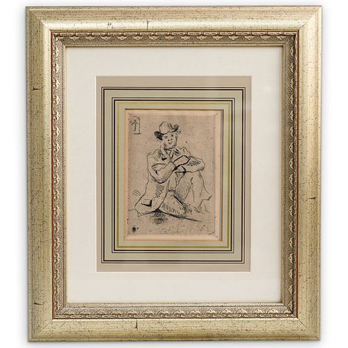 PAUL CEZANNE ETCHING ON ARCHES