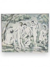 PAUL CEZANNE "LE BAIGNERS" LIT