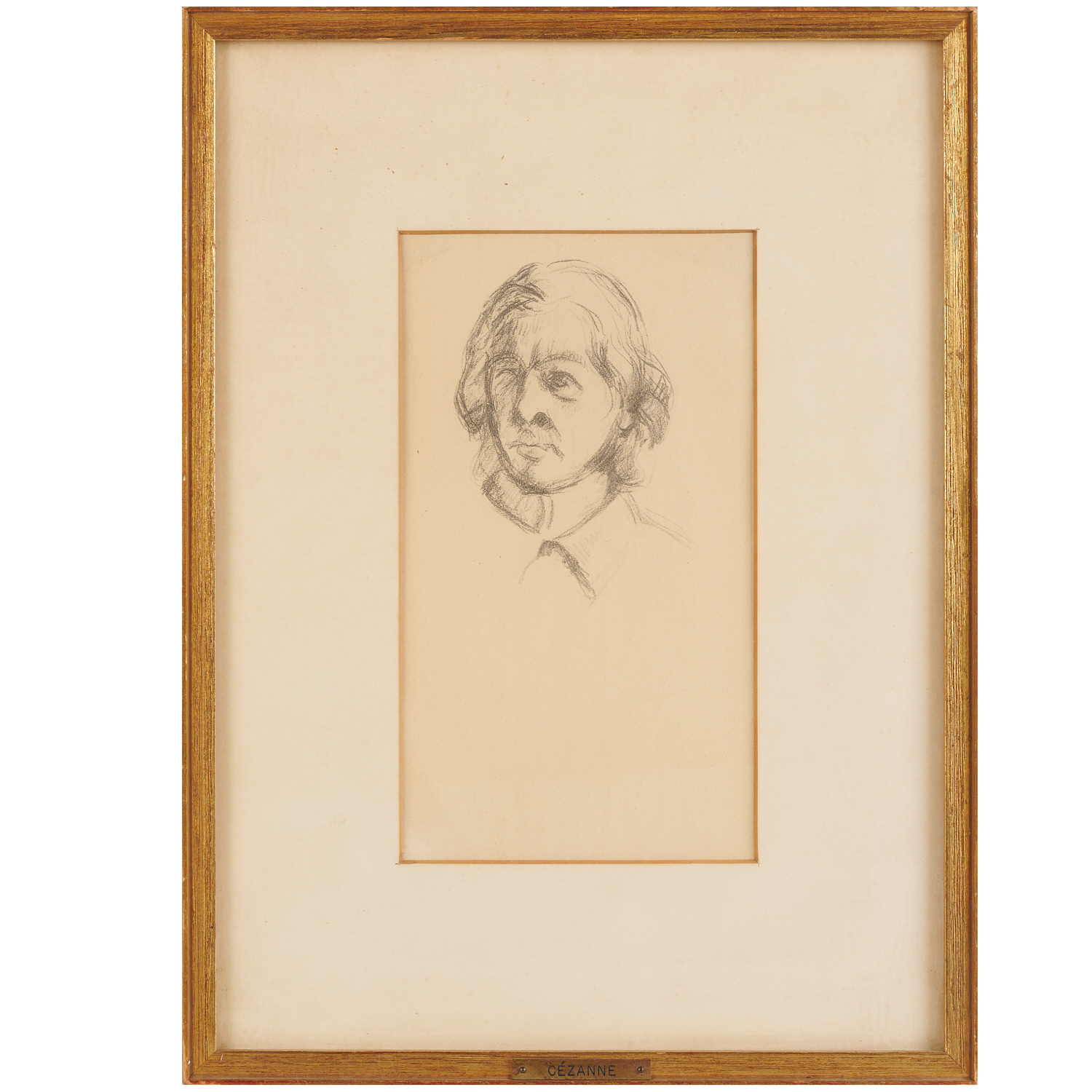 PAUL CEZANNE, PORTRAIT PRINT