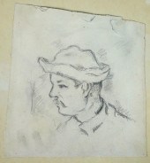 PAUL CEZANNE 'STUDY FOR CARD P