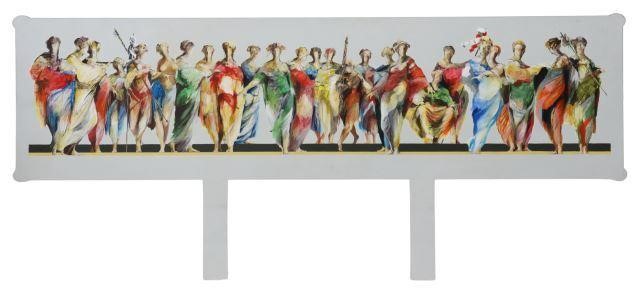 PAUL CONTE (B.1947) FIGURAL PAINTED