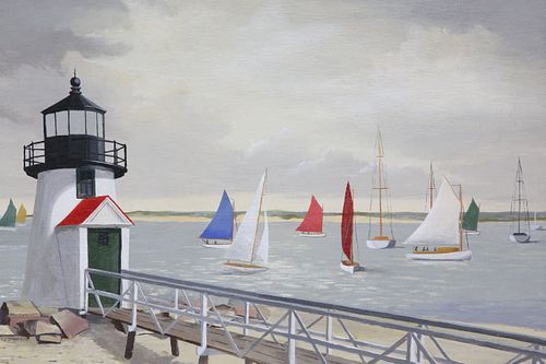 PAUL CROSTHWAITE OIL ON MASONITE