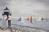 PAUL CROSTHWAITE OIL ON MASONI