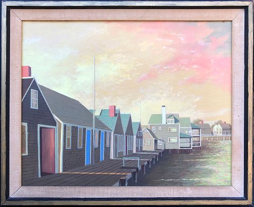 PAUL CROSTHWAITE OIL ON MASONITE