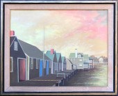 PAUL CROSTHWAITE OIL ON MASONI