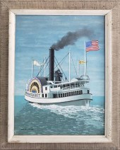 PAUL CROSTHWAITE TEMPERA ON BO