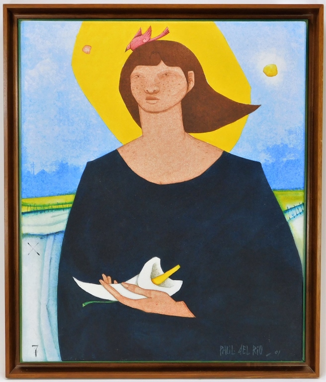 PAUL DEL RIO MODERNIST PORTRAIT