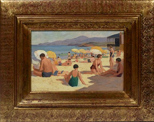 PAUL DELORMOZ (1895-1980). OIL ON