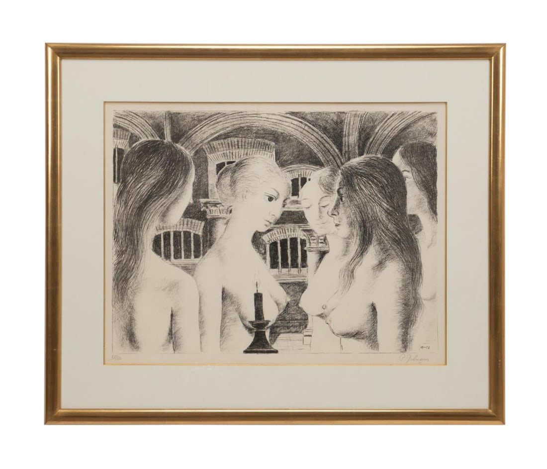 PAUL DELVAUX 'LA VOUTE' FIGURAL