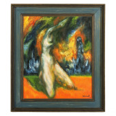 PAUL DOMINAT 20C. ABSTRACT NUD