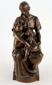 PAUL DUBOIS MATERNITE BRONZE S