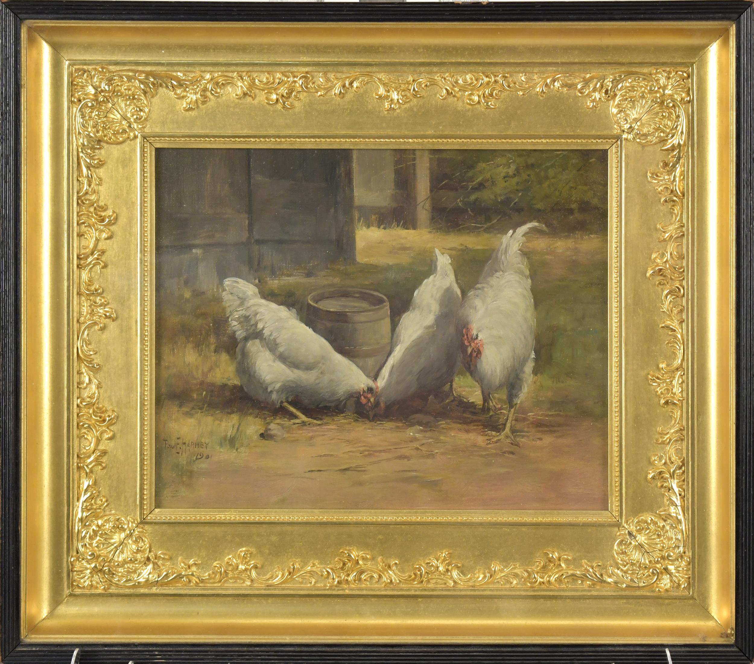 PAUL E. HARNEY JR. O/C, CHICKENS IN