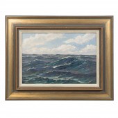 PAUL ESNOUL, "CRASHING WAVES",
