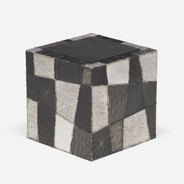Paul Evans. Argente cube, model
