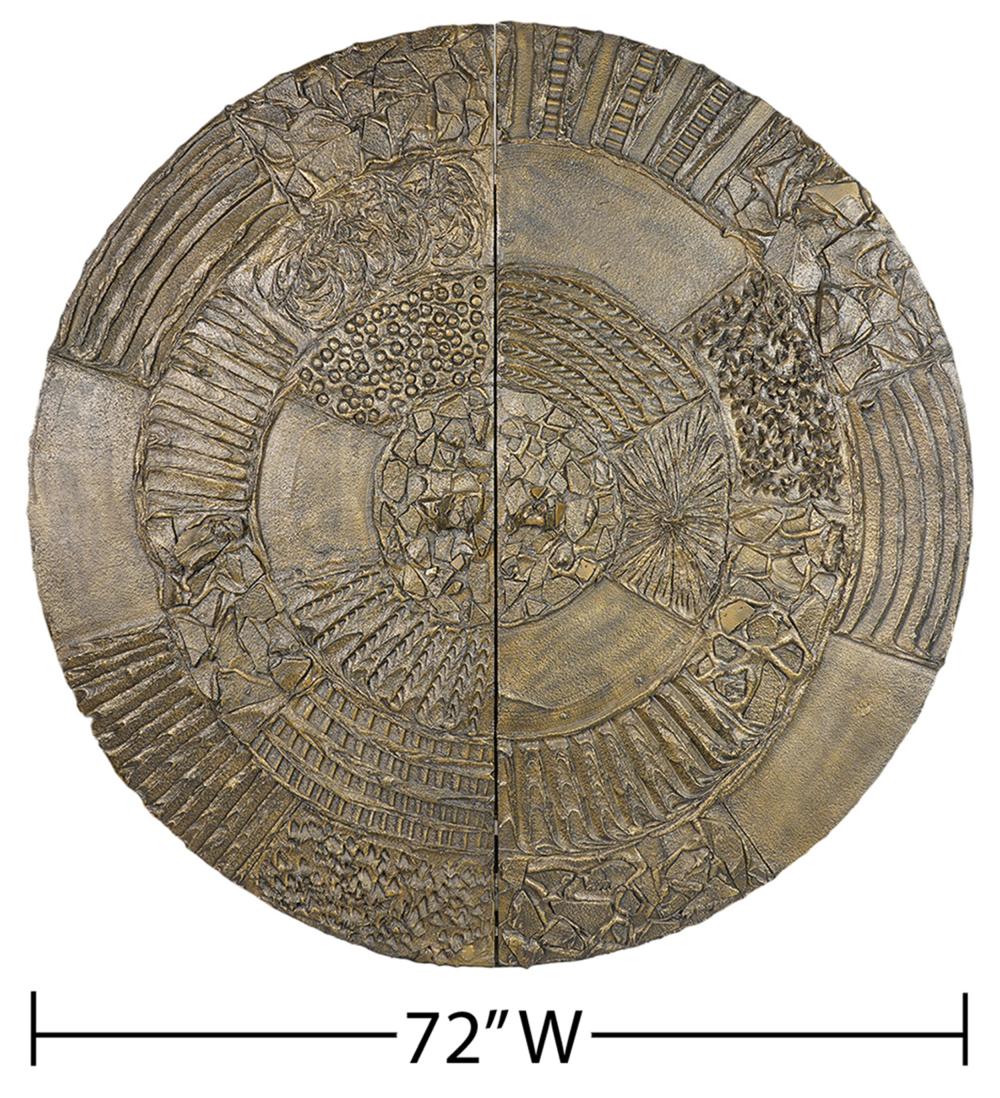 PAUL EVANS BRONZED RESIN DISC