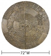 PAUL EVANS BRONZED RESIN DISC