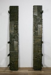 PAUL EVANS BRUTALIST WALL UNIT