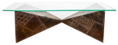 PAUL EVANS PATCHWORK GLASS TOP