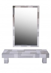 PAUL EVANS PATCHWORK MIRROR AN