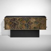 Paul Evans. Wavy Front cabinet