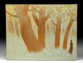 PAUL FORSTER PAINTING - FIGURE