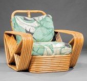 PAUL FRANKL RATTAN PRETZEL LOU