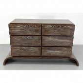 Paul Frankl style Limed Oak Lo