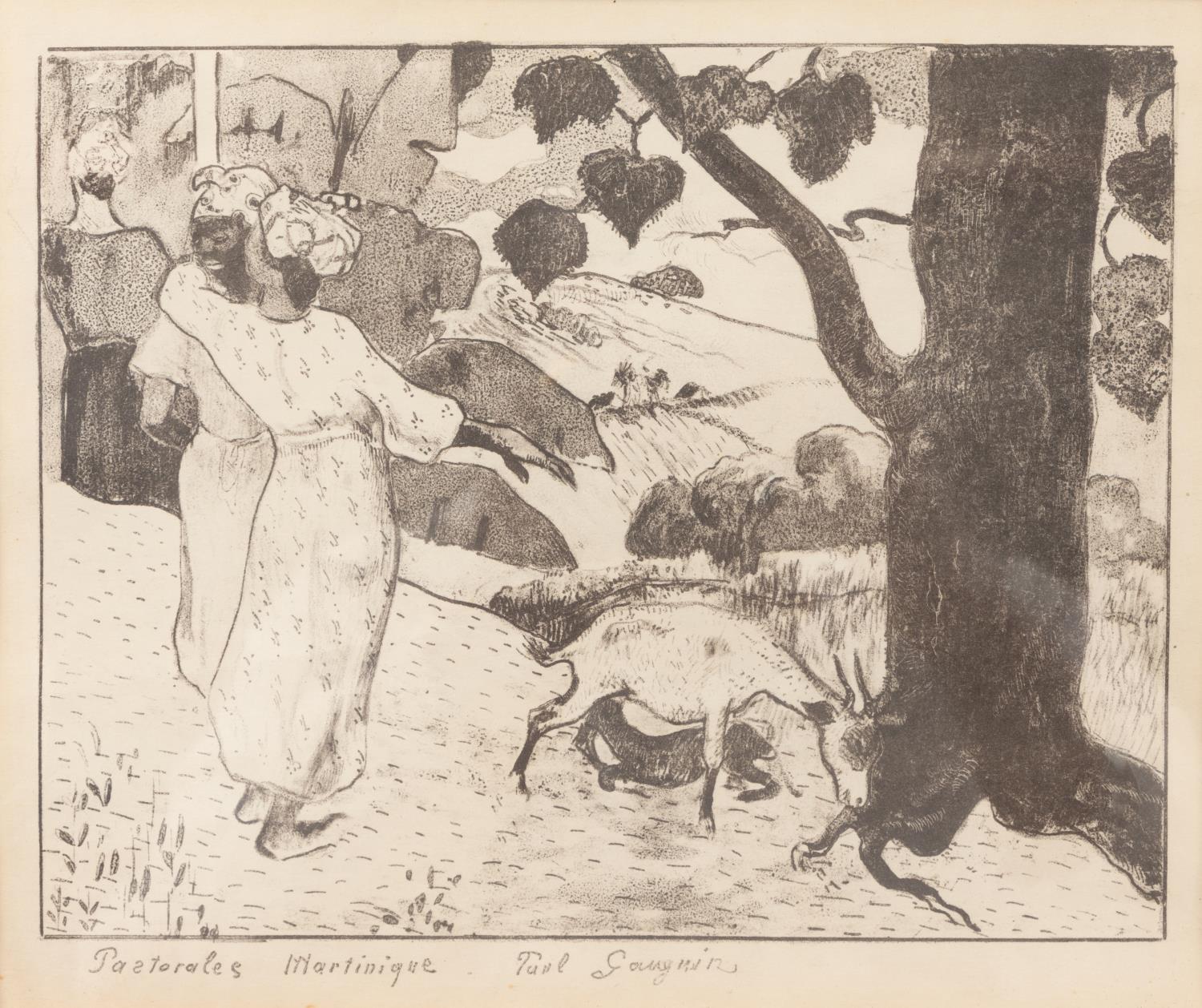 PAUL GAUGUIN "PASTORALES