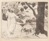 PAUL GAUGUIN "PASTORALES MARTI