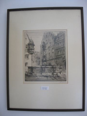 Paul Geissler Etching European