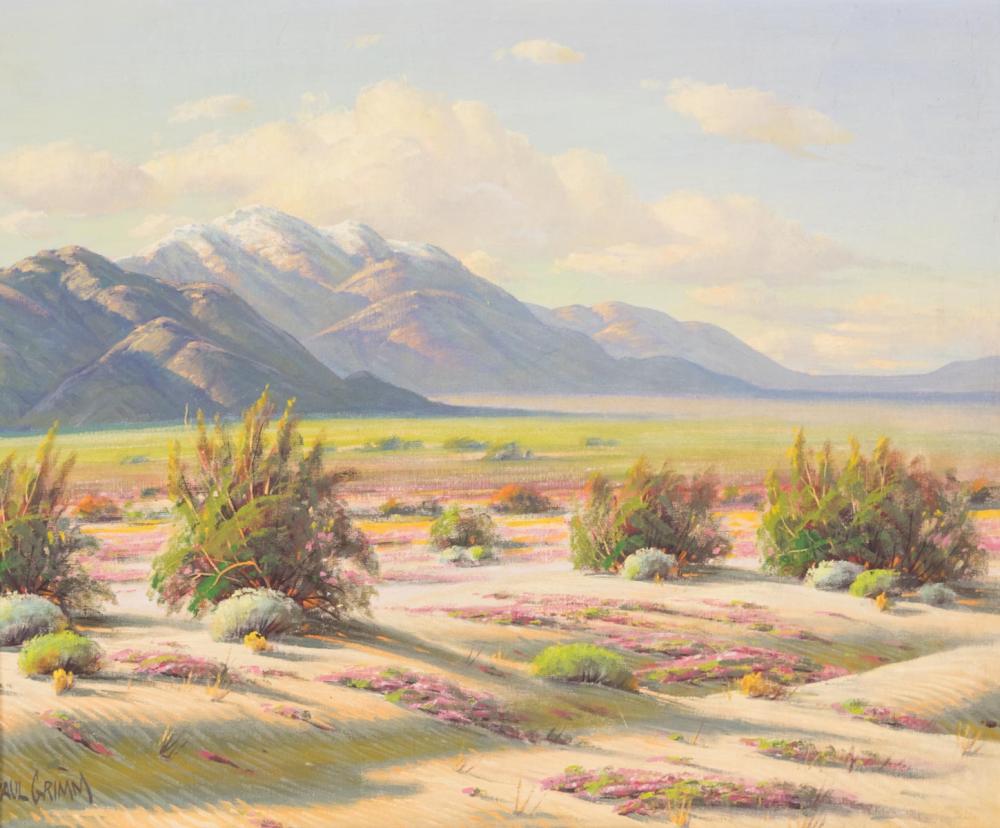 PAUL GRIMM OIL ON BOARDPAUL GRIMM