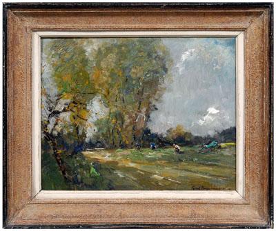Paul Hagemans painting (Belgian,