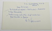 Paul Hausser ANS Note dated 14