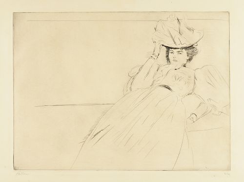 PAUL HELLEU (FRENCH 1859-1927) AN